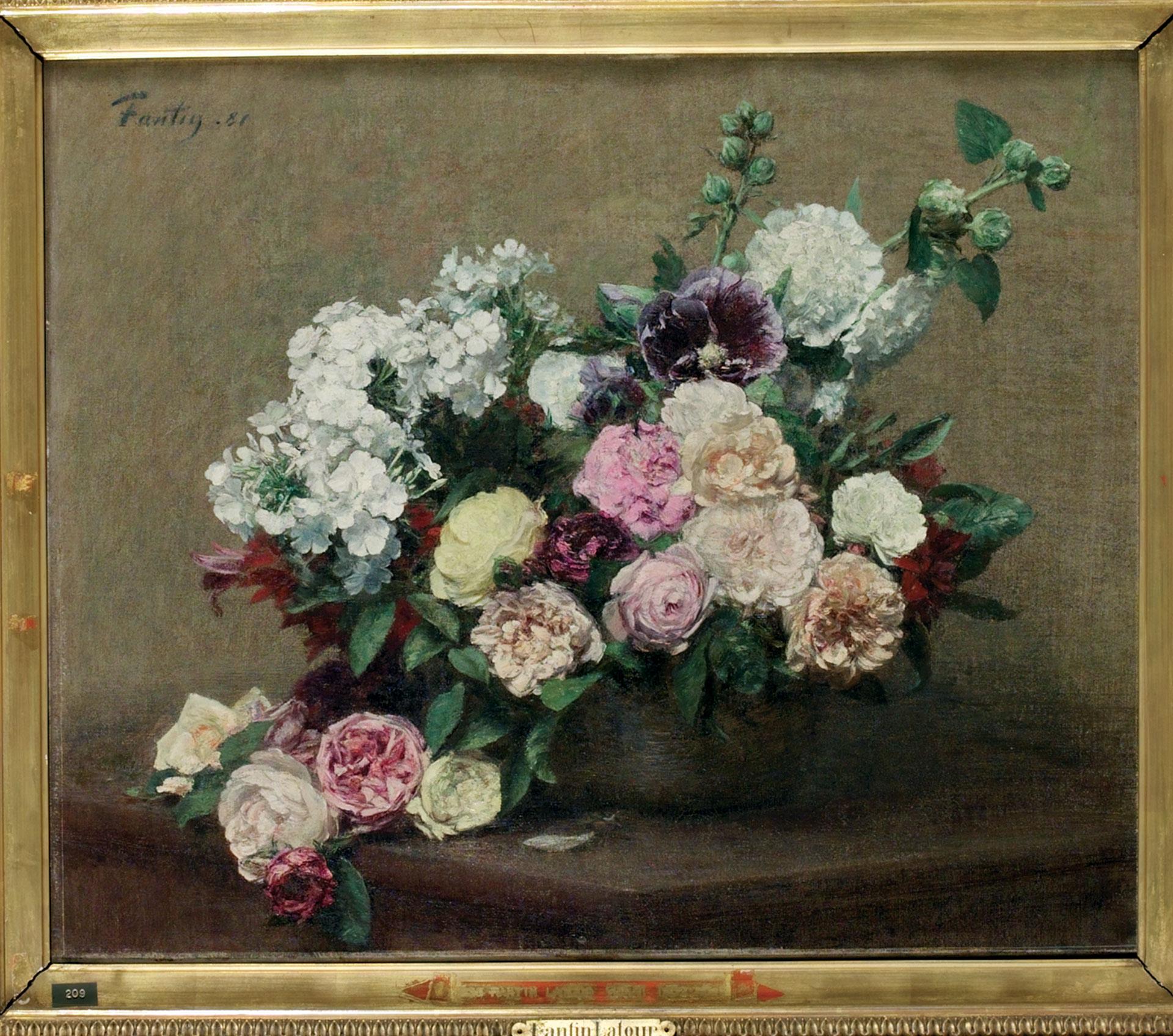 Henri Fantin-Latour - Roses | Musée des Beaux-Arts de Tournai